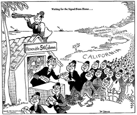 Dr. Seuss Japanese war cartoon